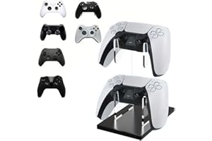 BGGCHEECA LO-L【2 Tier】 Game Controller Holder Controller Stand Compatible for PS4 PS5 Xbox Switch, Gaming Accessories.(2 Tier Black)