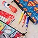 Bumkins Reusable Snack Bags, for Kids School Lunch and for Adults Portion, Washable Fabric, Waterproof Cloth Zip Bag, Supplies Travel Pouch, Food-Safe, 2-pk Superman DC Comics