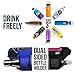 Peak Gear Waist Pack and Water Bottle Belt - Improved Belt Strap - Hydration Fanny Pack for Jogging, Walking or Hiking | Blue