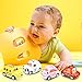 Jellydog Toy Pull Back Cars, 6 Pack Mini Pull Back Cars, Alloy Die-cast Vehicles Playset , Carton Animal Mini Toy Car, Pull Back and Go Car Toy for Toddler Party Favors Xmas