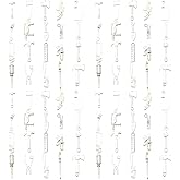 80pcs Bright Silvery New Tool Series Hammer, Wrench, Screwdriver, Measuring Tool Pendant Jewelry Making DIY Keychain Earrings Pendant Various Design Charms for Jewelry Making Bracelets Necklace (SN903)