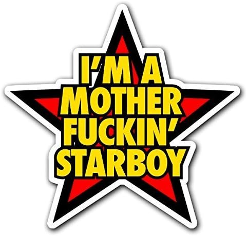 Nicks Decals MAGNET STARBOY - Decal Sticker for Car Truck Macbook Laptop Air Pro Vinyl