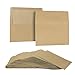 Juvale Recycled Paper Wedding Invitation Envelopes A7-5.25 x 7.25 In, Vintage Brown, 100 Count, Square Flap - Bulk Square Envelopes for Baby Shower Cards & Card Mailers