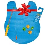Perfect Life Ideas Lets Go Fishing Magnetic Game - Potty Putter Toy with Mini Fishing Pole and 4 Magnetic Plastic Fishes and Gone Fishing Sign as Toilet Bathroom Games for Toddlers, Kids and Adults