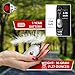 Alarm Keychain for Women - Siren Song Self Security 2 LED Device for Personal Protection