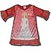 Barbie Crushed velour Red Polyester nightgown w/ ruffled sleeves and bottom - 3T  ~ Little Jammies 
