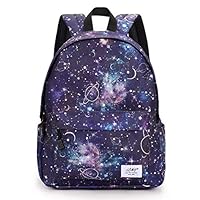 School Backpack for Girls Boys,Galaxy Water Resistant Durable Casual Basic Bookbag for Students