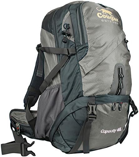 STORMPAK Outdoor Hiking Backpack for Men & Women, Lightweight Rucksack with Tensioned Mesh Backpanel, Sleeping Bag Compartment & Free Rain Cover, Best for Camping, Trekking and Travel - 40L