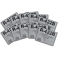 (10) Pack, R422B / R-422B # 79525 Color Coded Refrigerant ID Labels