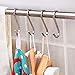 Deezio Stainless Steel S Shaped Hanging Hooks, Kitchen Pot Pan Rack Accessory (Pack of 12)