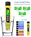 3 in 1 TDS Meter, Govee Accurate Water Quality Tester with Backlit Screen, TDS, EC and Temperature Between 0-9999 ppm Portable Water Tester with ATC for Drinking Water, Aquariums, Water Test Kit
