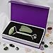 IRIYA Anti Aging Jade Face Roller Gua Sha Set Facial Massager Therapy for Double Neck Slimming Massage in Original Chi Stone for Women