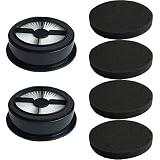Green Label Replacement 2 HEPA + 4 Foam Filter Kit F44 for Dirt Devil Vacuum Cleaners (Compares to 304019001). Fits: UD20015, UD20100, UD20020 and UD20025