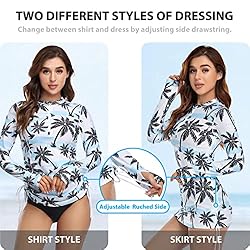 HISKYWIN Women's Long Sleeve UV Sun Protection Rash