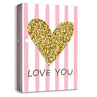 signwin-Canvas Wall Art-Pink for Little Girl-Canvas Prints Home Artwork Decoration for Kids Bedroom - 12x18 inches