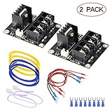 3D Printer Heat Bed Power Module SIMPZIA General Add-on Hot Bed Mosfet MOS Tube High Current Load Module for 3D Printer Hot Bed/Hot End(2 Pack)