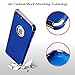 iPhone 6S Case,iPhone 6 Case,Casegory 3 in 1 Ultra Thin Slim Fit Sleek Stylish Armor Soft Velvet Texture Full Body Shockproof Protection Scratch Resistance Non-Slip iPhone 6 6S Phone Case -Navy Blue