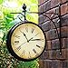 WINOMO European Antique Style Double Side Wall Clock Creative Classic Clocks