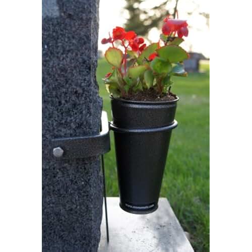 headstone flower vase