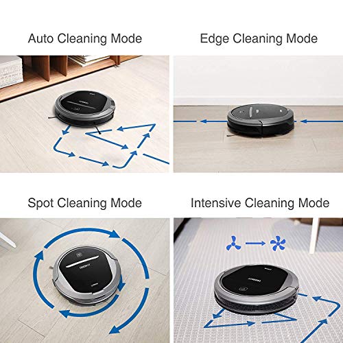 ECOVACS DEEBOT M81Pro Robotic Vacuum Cleaner with Strong Suction, for Pet Hair, Low-pile Carpet, Bare Floors, Wifi Connected, Compatible with Alexa (Certified Refurbished)