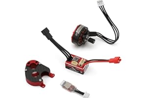 furitek MicroSilk 2025 Brushless Power System with MicroPython and Mini KMD - Remote Control Car, RC Cars, RC Crawler Electronics Combo Upgrade (HELIDIRECT) (Axial SCX24 (FUR-2632))