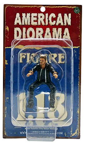 American Diorama Wholesale Biker Bull Dog Figure For 1:18 Scale Models