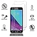 [2-Pack] SKTGSLAMY for Galaxy J3 2018 Tempered Glass Screen Protector, J3 Orbit/J3 Achieve/Sol /J3 V J3V (3rd Gen) Screen Protector, Anti-Scratch, Anti-Fingerprint, Bubble Free (Clear)