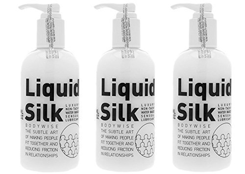 Liquid Silk Personal Lubricant 3 X 250ml Pack By Liquid