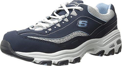 Skechers Women's D'Lites Biggest Fan Fashion Sneaker, Navy and - Main Image