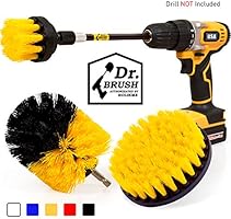 Holikme 4 Pack Drill Brush Power Scrubber Cleaning Brush Extended Long Attachment Set All Purpose Drill Scrub Brushes Kit...