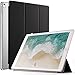 Poetic Slimline iPad Pro 12.9 Case SlimShell Slim-Fit Trifold Smart Cover Stand Folio Case with Auto Wake/Sleep for Apple iPad Pro 12.9 (1st Gen 2015) / iPad Pro 12.9 (2nd Gen 2017) Black