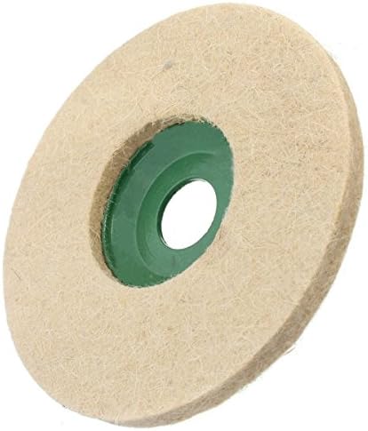 Wishfive 5 Inch Round Polishing Wheel Wool FELT Polishers Pad For Marble Stone Furniture