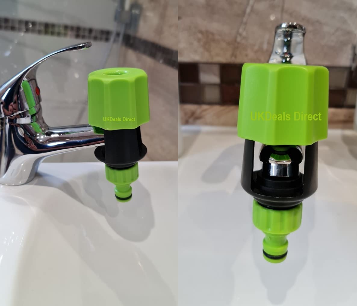 UKDeals Direct UKDD® Kitchen Garden Watering Tap Hose Pipe Snap Connector