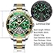 Automatic Men's Mechanical Watches Tourbillon Stainless Steel Analog Waterproof Wrist Watch for Men, Self Wind, Luminous Dial, Business Style