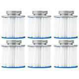 Clear Choice Pool Spa Filter 4.38 Dia x 4.13 in Cartridge Replacement for M-SPA B03008 Baleen AK-B0300874, [6-Pack]