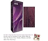 Berina 14 Violet Purple Plum Color Hair Permanent Super Hair Dye Anime Harajuku [Get Free Tomato Facial Mask + Free Gift Arche Pure Pearl Cream Acne ]