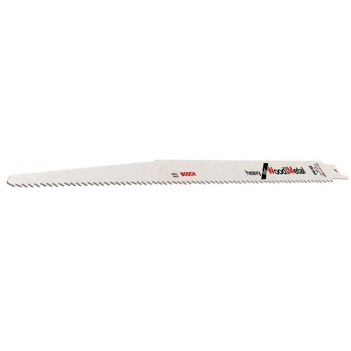 Bosch Professional 25 pieces Sabre Saw Blade S 1411 DF Heavy for Wood and Metal (Length 300 mm, sabre saw accessories)