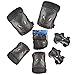 Protective Gear, iTECHOR 6Pcs Sport Safety Equipment Protective Gear Knee and Elbow Pads Set for Skating, Skateboard, Bicycling,Outdoor activities