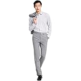 Hugo Boss Mens Modern fit Dress Pants 40/32 Light Grey Solid Wool