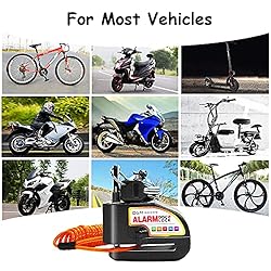 Disc Lock Alarm Motorcycle Alarm Padlock with 110db