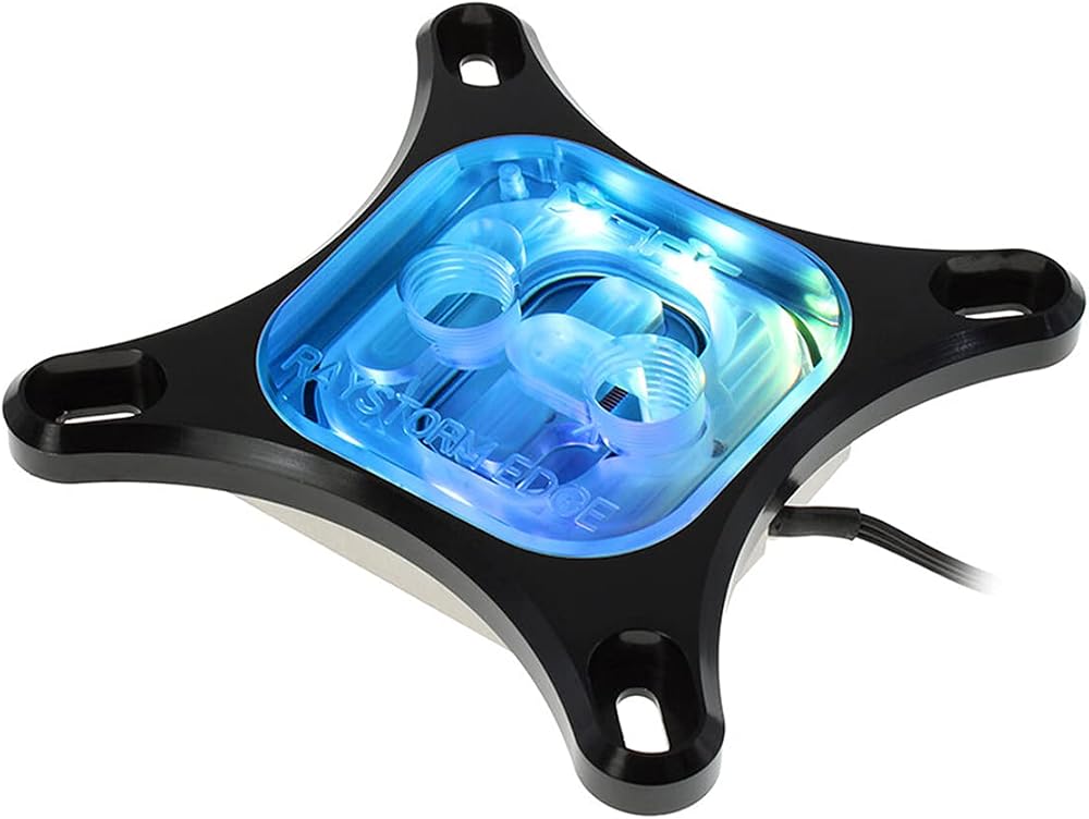 XSPC RayStorm Edge Addressable RGB Intel CPU Water Block - Black