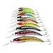 Aorace 10 pcs/Lot 15.5cm 16.3G Big Minnow Fishing Lures Fishing Tackle Swimbait Wobbler Hard Bait Sea Game Artificial Lure