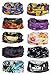 Multi-use Seamless Headband Tube Face Mask Headwrap Fashion Scarf 10 Pack (Style 6)