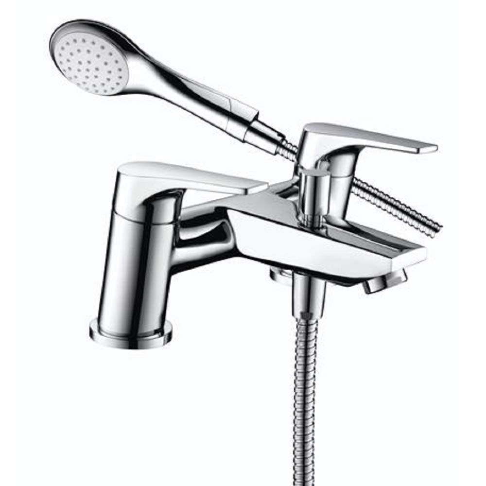 Bristan Vantage Bath Shower Mixer Bathroom Taps, Chrome Plated (VT2 BSM C)