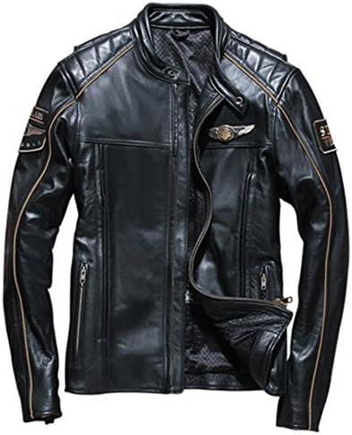 レザージャケットメンズ革ジャンアウター本革牛革防風防雨防寒ハレ ライダースジャケット ビジネスジャケット カジュアル ファッション 修身 春秋冬着