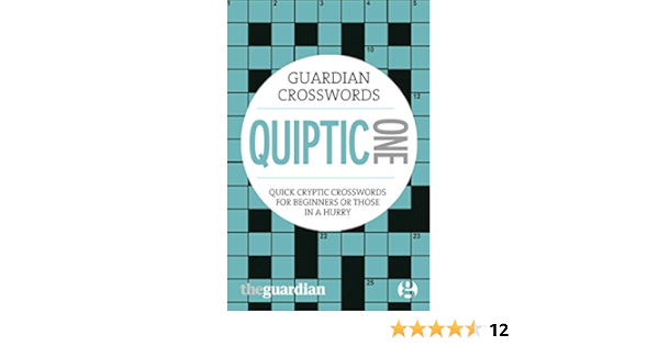 Guardian Quiptic Crosswords 1 9781783561124 Amazon Com Books
