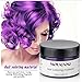 Temporary Hair Color Wax Dye,Hair Spray Color, Natural Hair Wax Color, Kids Temporay Hair Wax Dye Ash for Halloween Cosplay,Party,Masquerade (Purple, 120g)