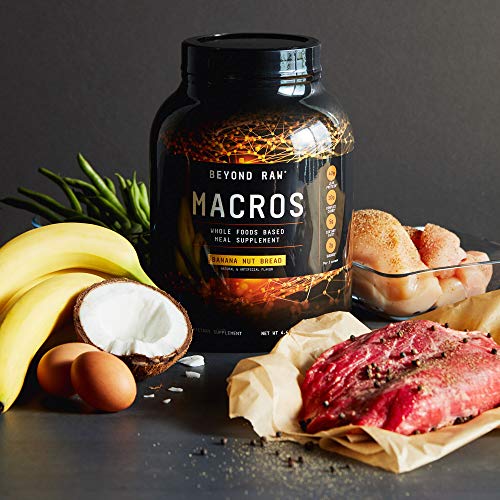 Beyond Raw Macros Banana Nut Bread, 24 Servings, Meal Replacement