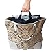 RW Collections Handbag Organizer, Liner, Sturdy Nylon Purse Insert (Medium, Black)