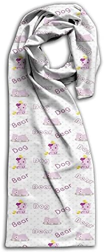 Puppies And Yellow Ducks Bear Winter Scarves Lightweight Warm Towel Stylish Shawl Scarf Adult